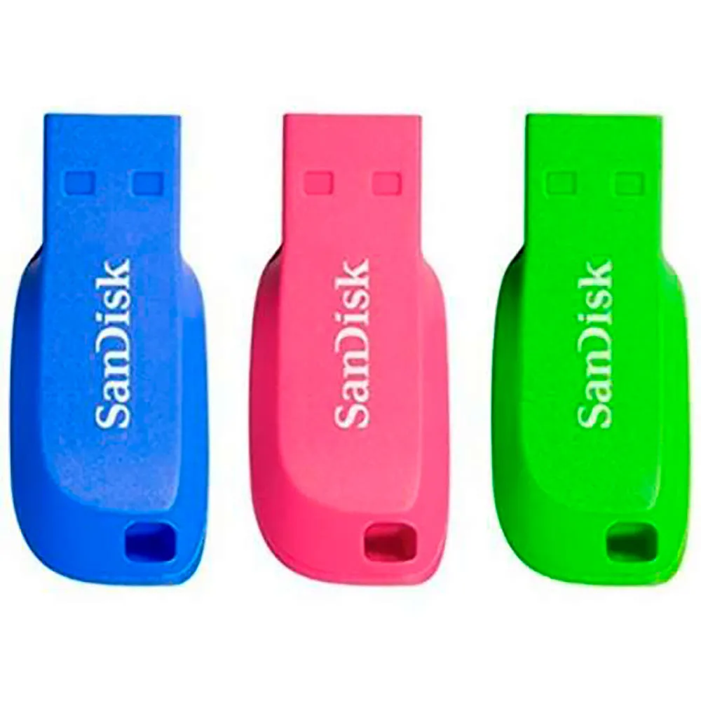 Sandisk Cruzer Blade 32GB USB 2.0 3 Pack pendrive