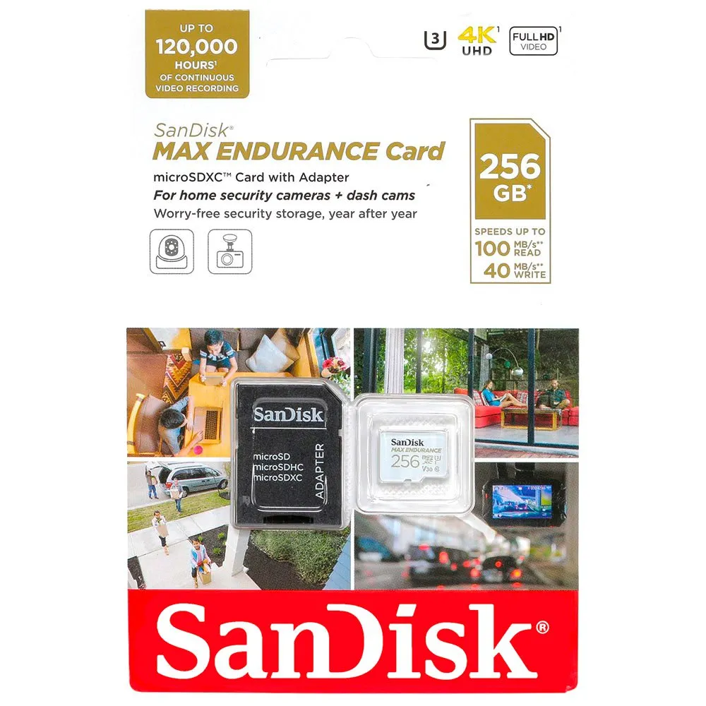 Sandisk Max Endurance 256GB Micro SDXC memory card