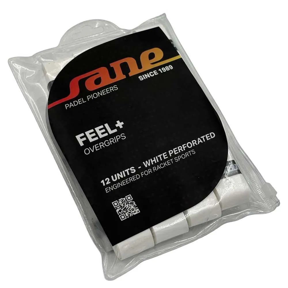 Sane Padel Feel+ perforated Padel Overgrip 12 units