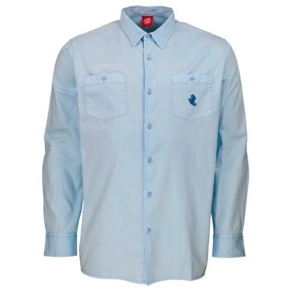 Santa Cruz Screaming mini hand long sleeve shirt