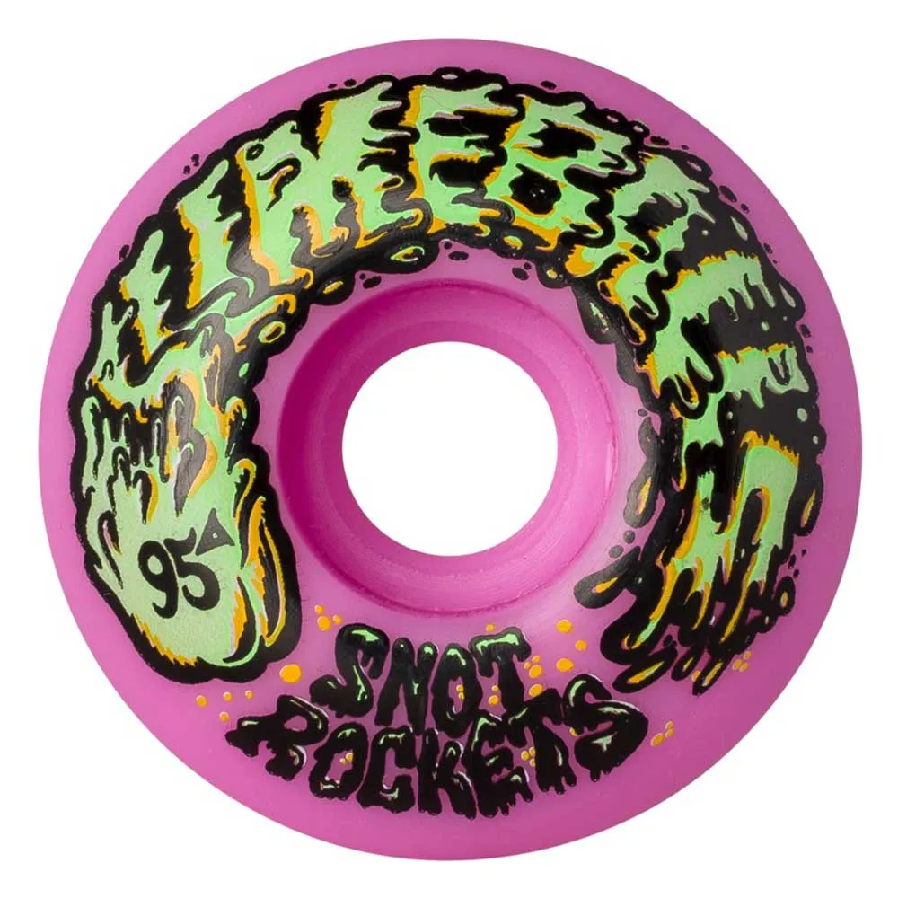 Santa Cruz Snot rockets pastel pink skateboard wheels