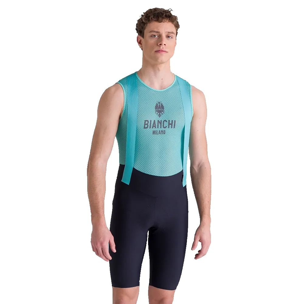 Santini Bianchi Milano Race 2025 bib shorts