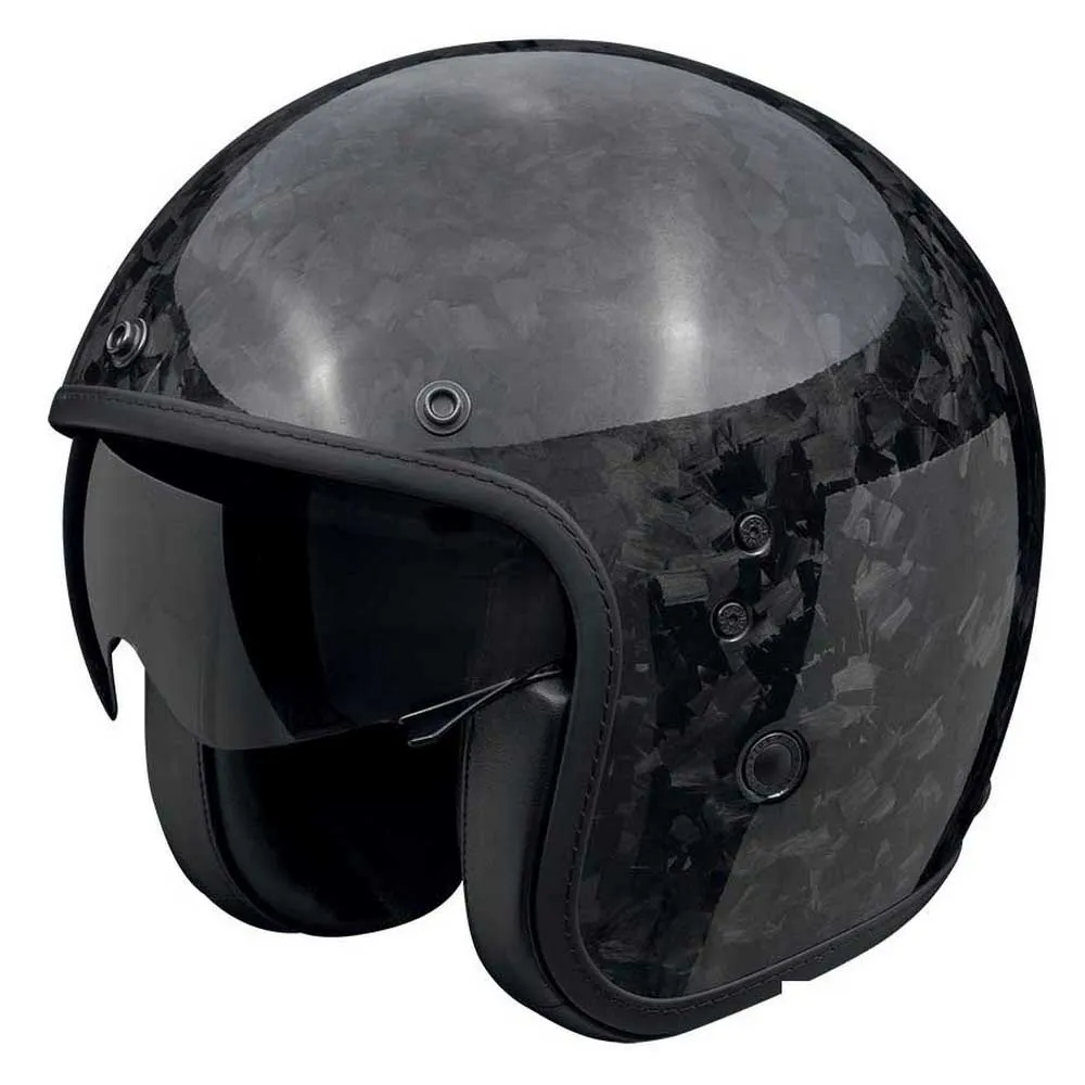 Scorpion Belfast EVO Onyx Carbon open face helmet