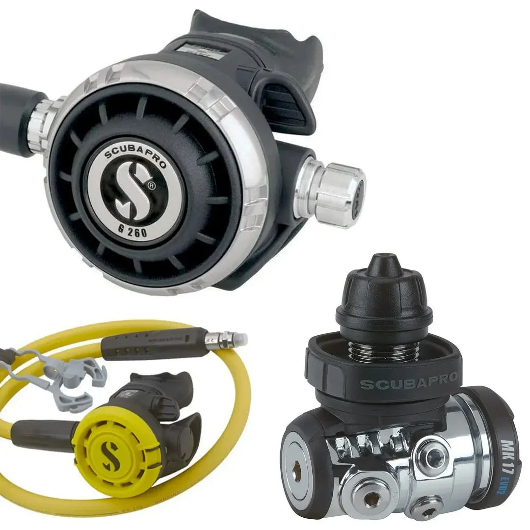 Scubapro MK17 EVO 2 / G260 Regulator + R105 Octopus