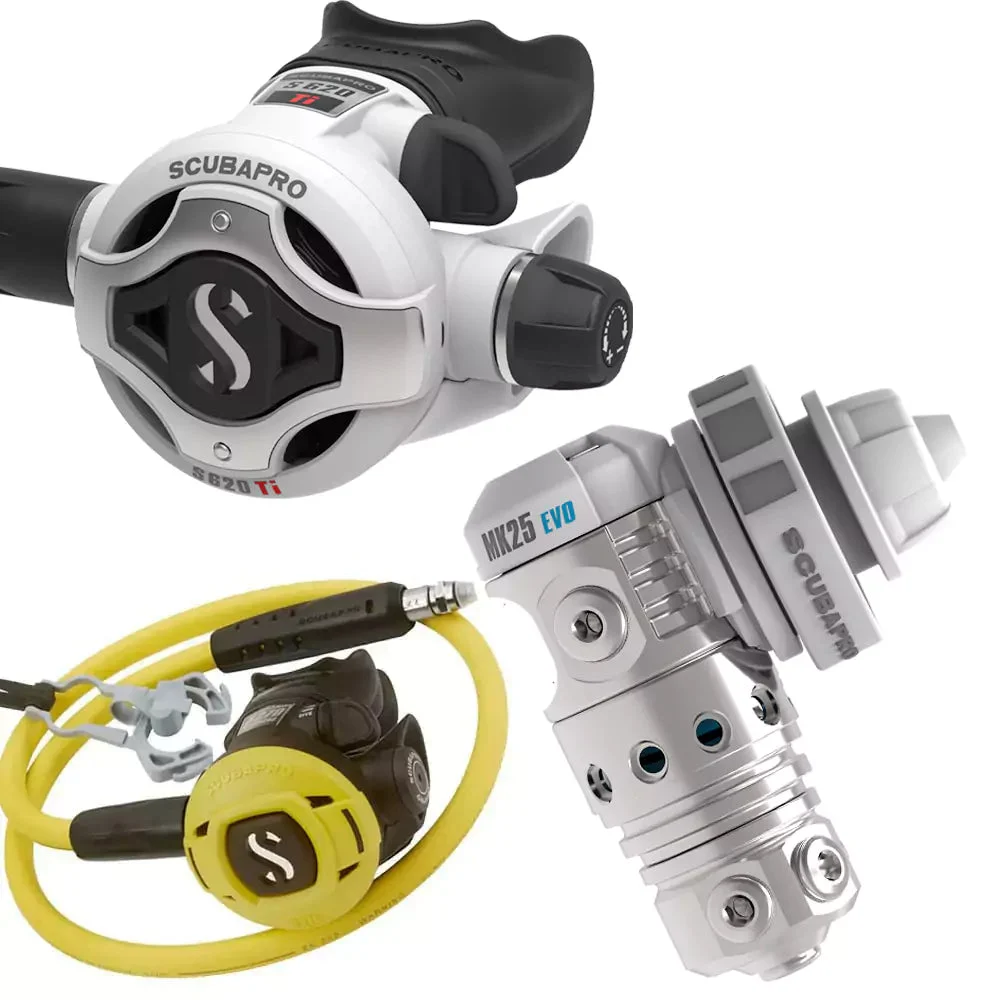 Scubapro MK25 EVO / S620Ti Regulator + S270 Octopus - White