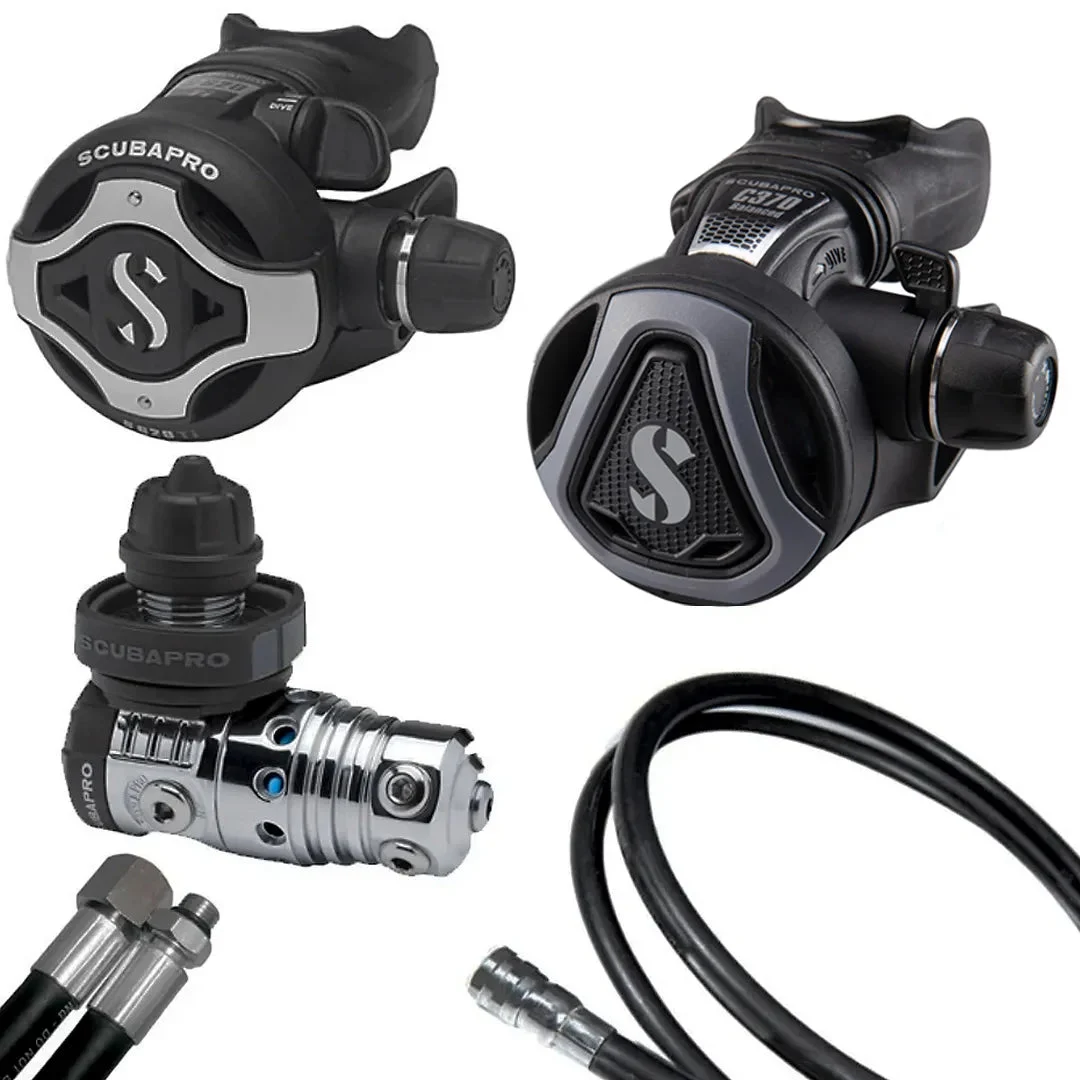 Scubapro Long Hose Single Cylinder Regulator - MK25 EVO / S620Ti / C370
