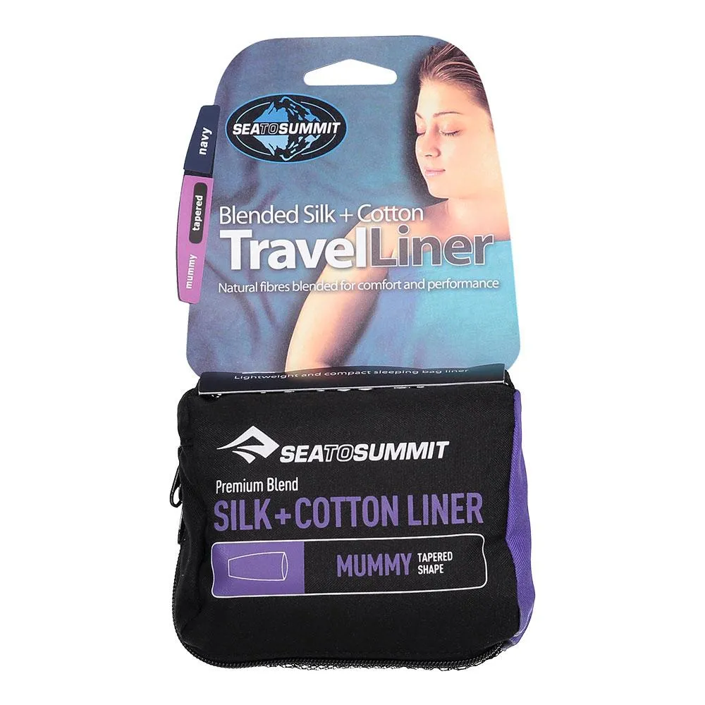 Sea To Summit Premium Silk+Cotton Mummy Liner