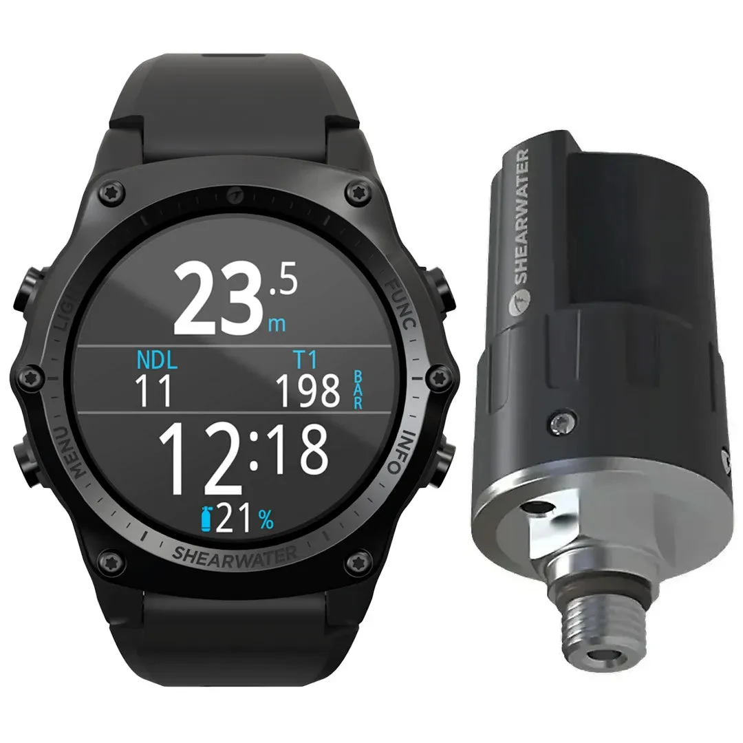 Shearwater Teric with Swift Transmitter - Black
