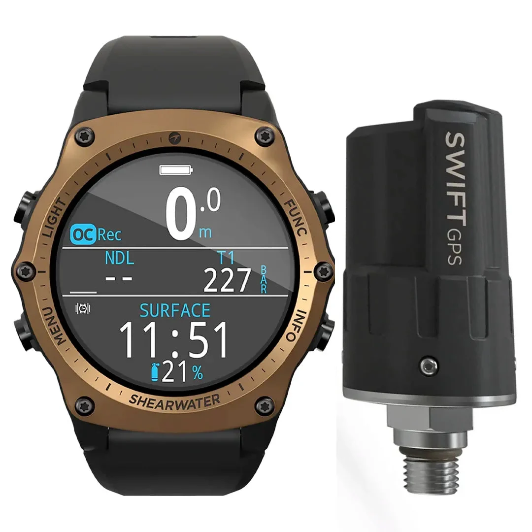 Shearwater Teric with Swift GPS Transmitter - Journeys Edition Bronze