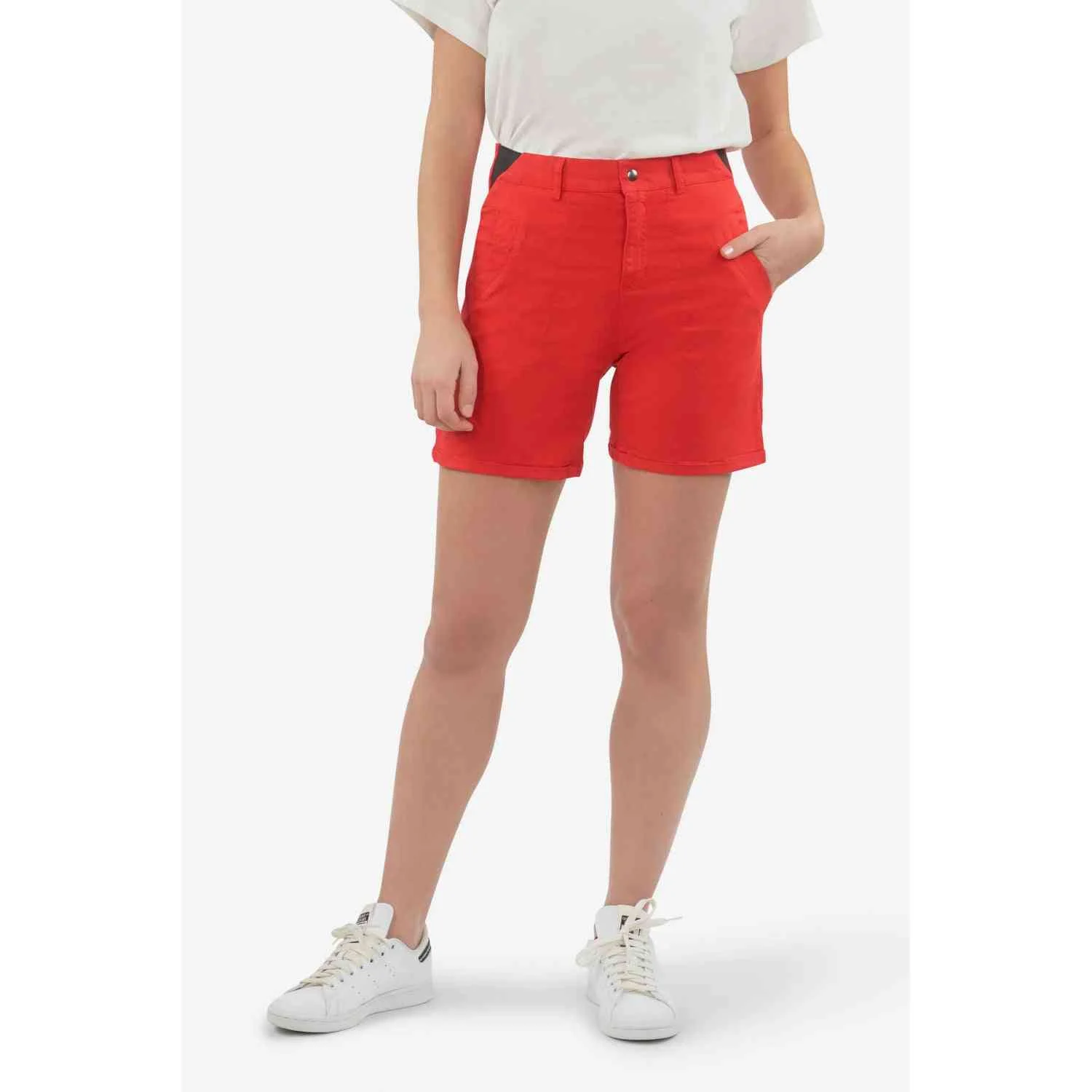 Looking For Wild Women's Bavella Short - Size M - Rosso (Outlet)