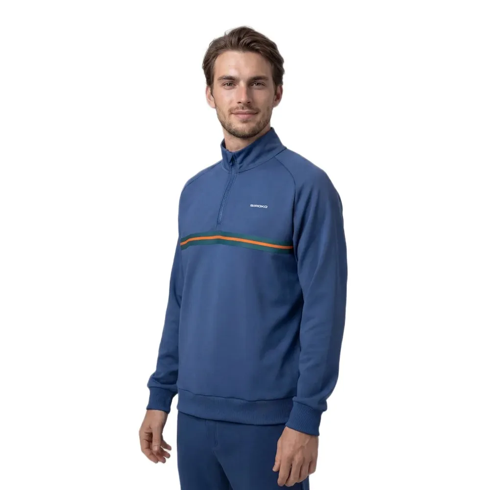 Siroko Tiebreak half zip sweatshirt