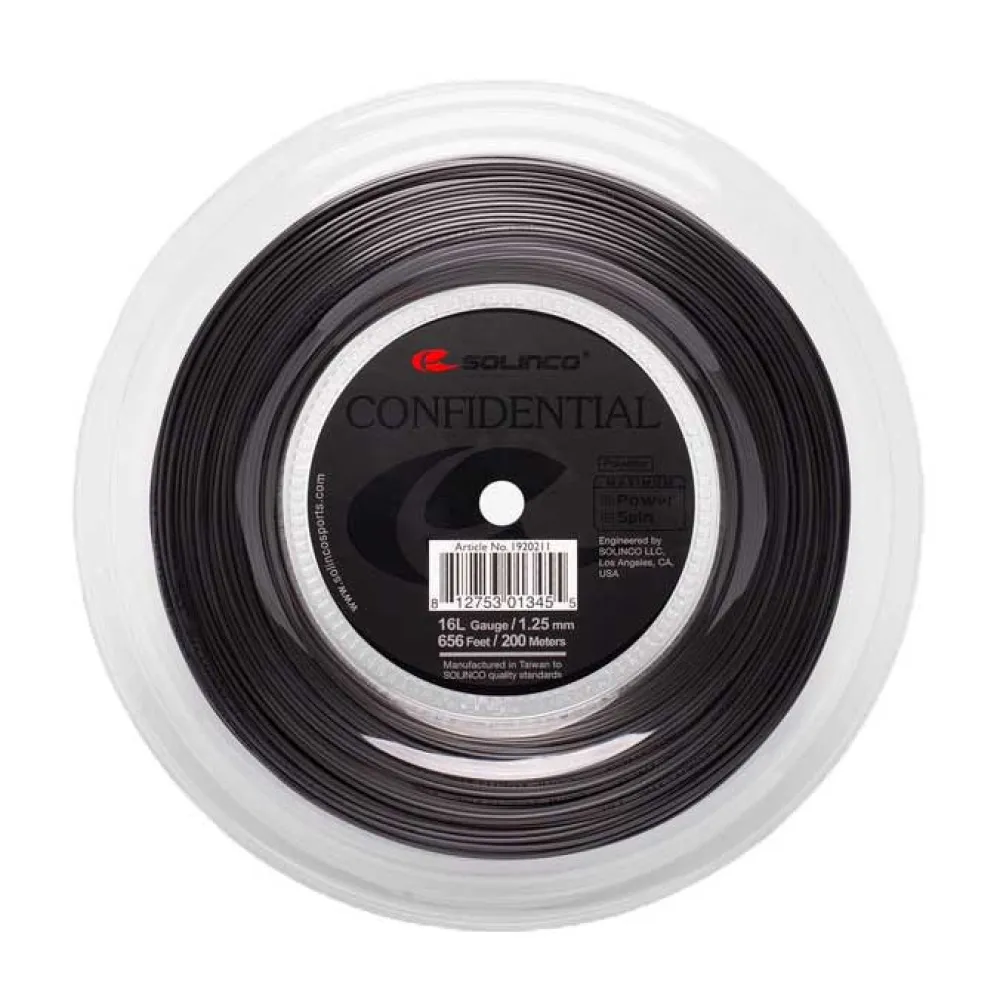 Solinco Confidential 16 200 m tennis reel string