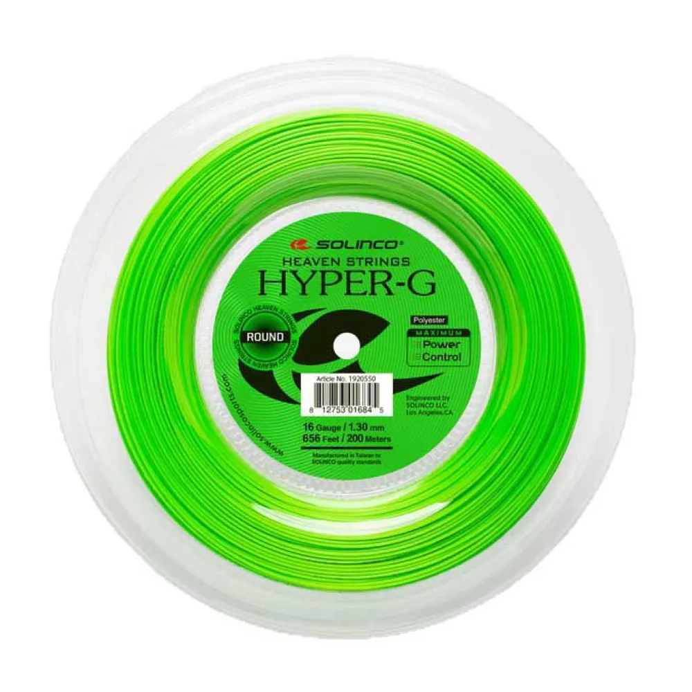 Solinco Hyper-g round 200 m tennis reel string