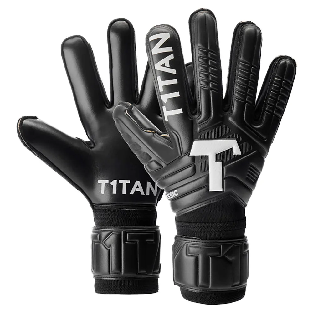 T1tan Classic 1.0 Black-Out goalkeeper gloves