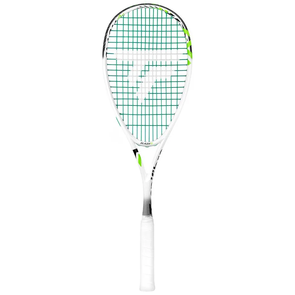 Tecnifibre Slash 130 power strung 305 green squash racket