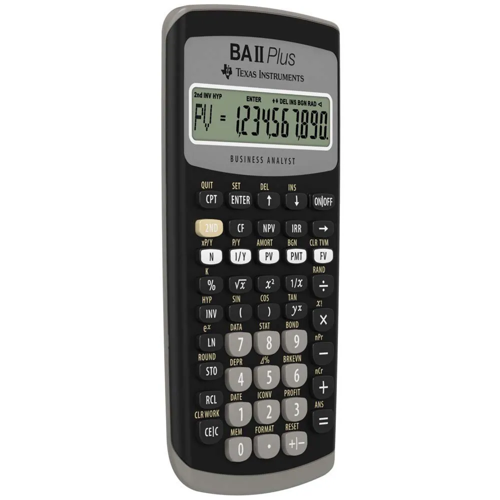 Texas Instruments Instruments BA II Plus calculator