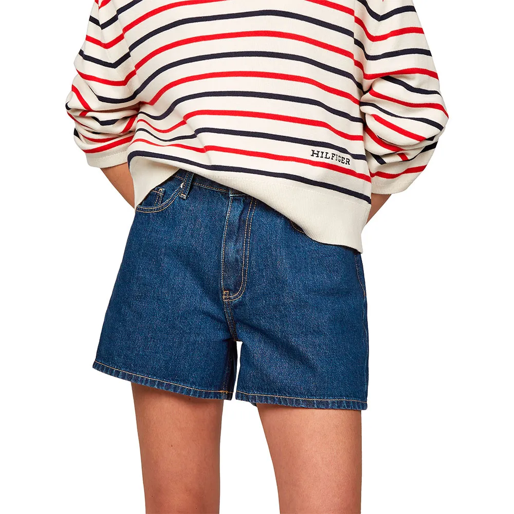 Tommy Hilfiger Mini High waist denim shorts