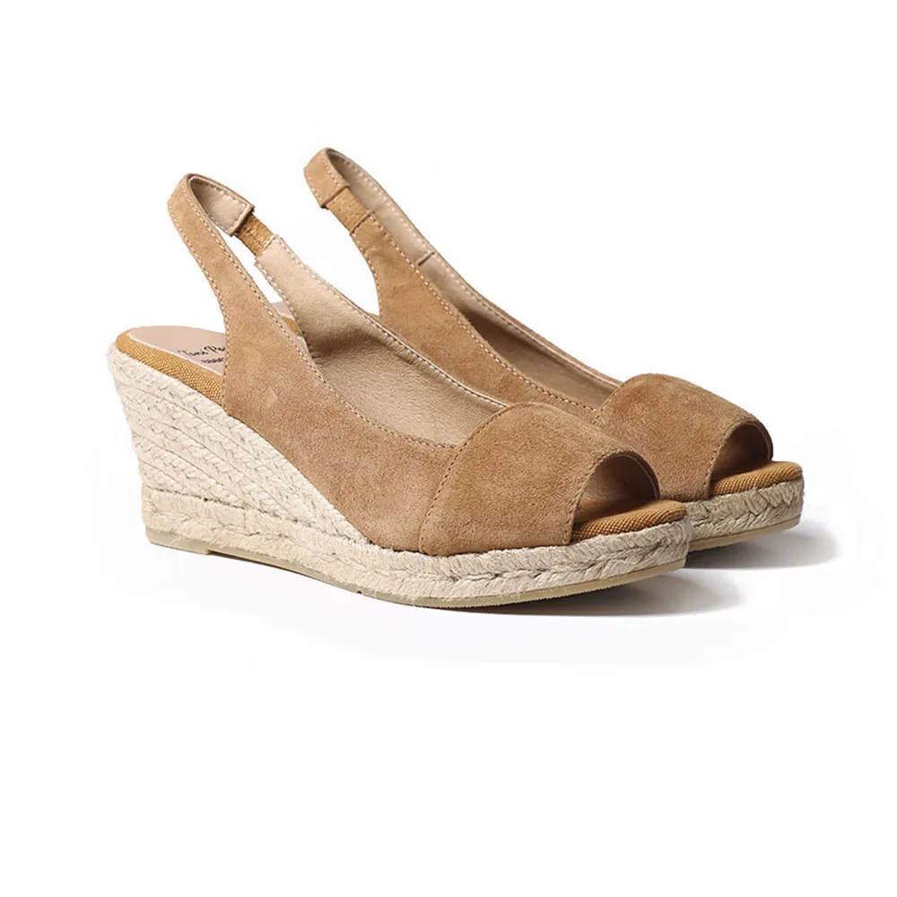 Toni Pons Monza-A esparto wedge sandals