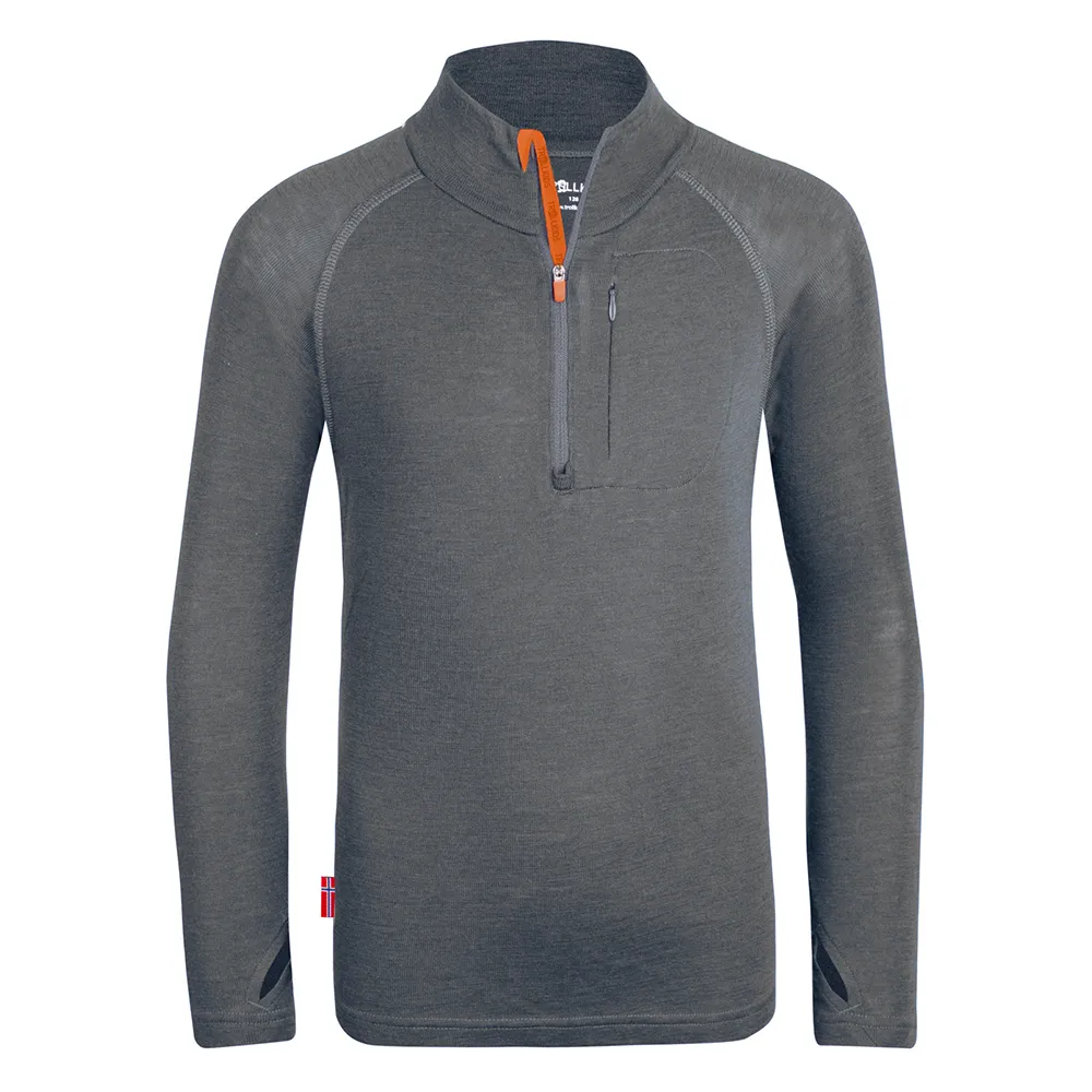 Trollkids Lofoten half zip sweatshirt