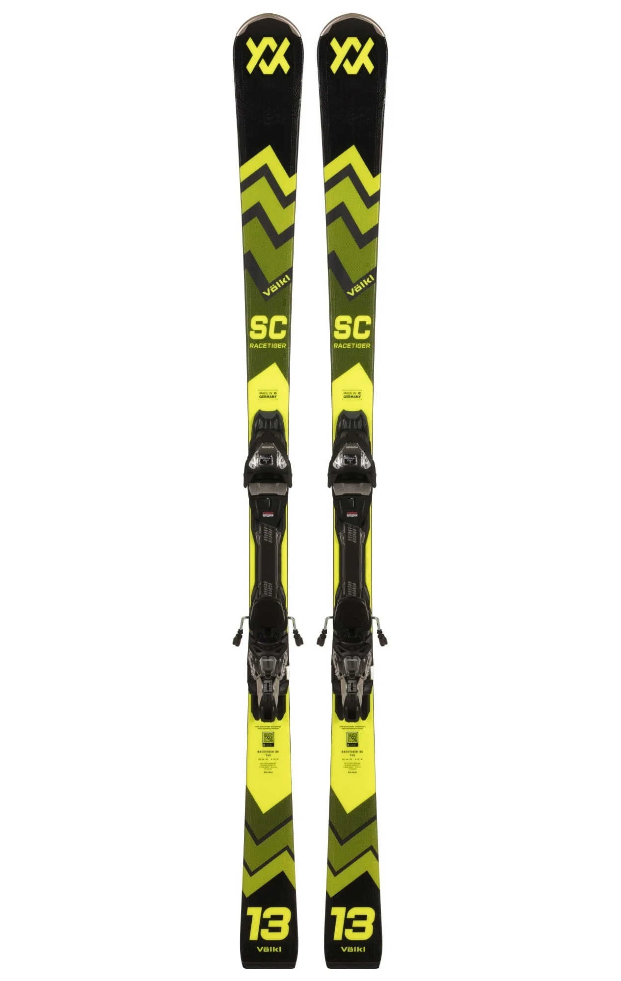 Volkl Racetiger SC – Black 2025 + vMotion 10