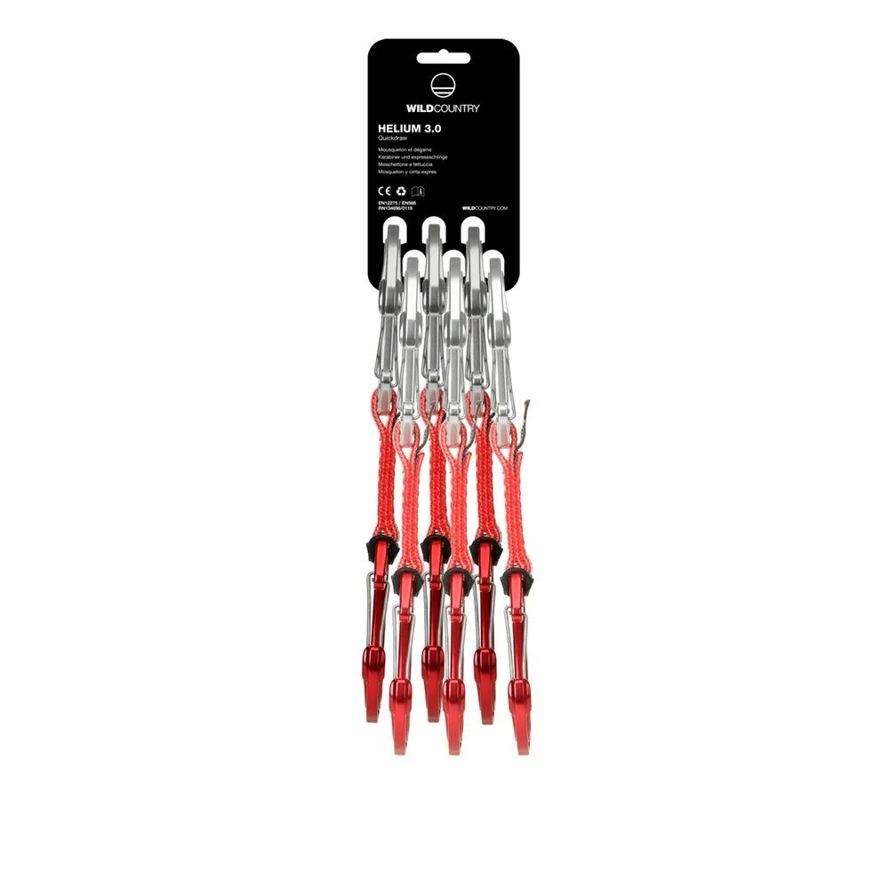 Wildcountry Helium 3.0 quickdraw 6 units