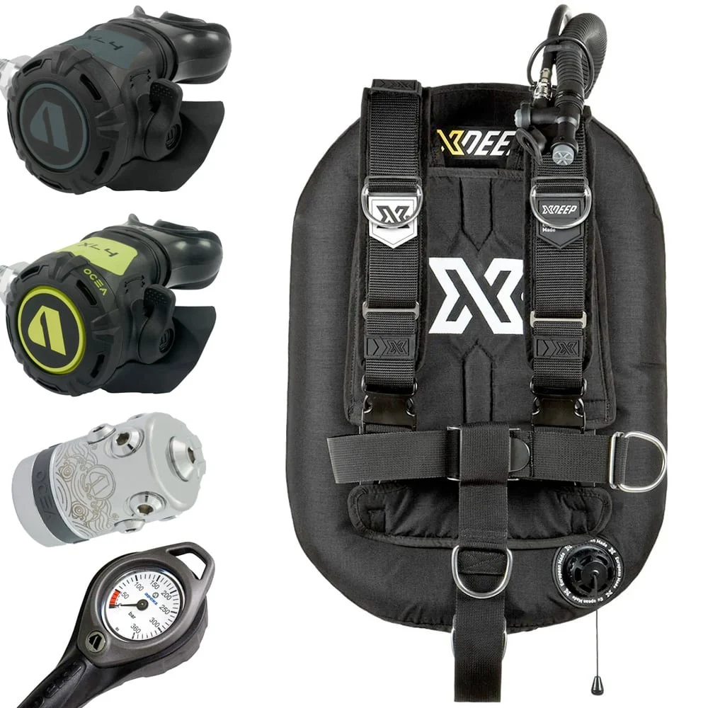 XDeep Zeos Deluxe Wing + Apeks XL4 Ocea Regulator Package